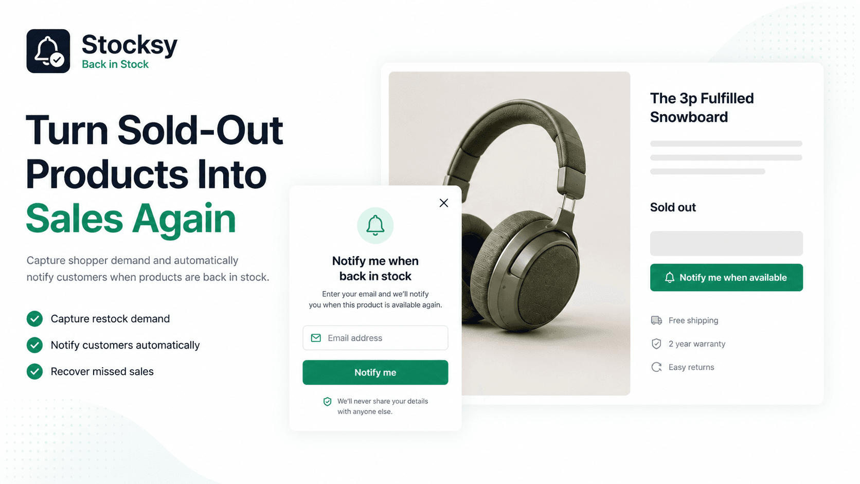 Stocksy Dashboard Interface